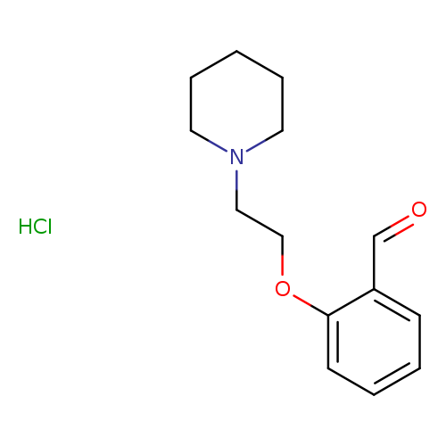 2-[2-(1-Piperidinyl)ethoxy]benzaldehyde hydrochloride