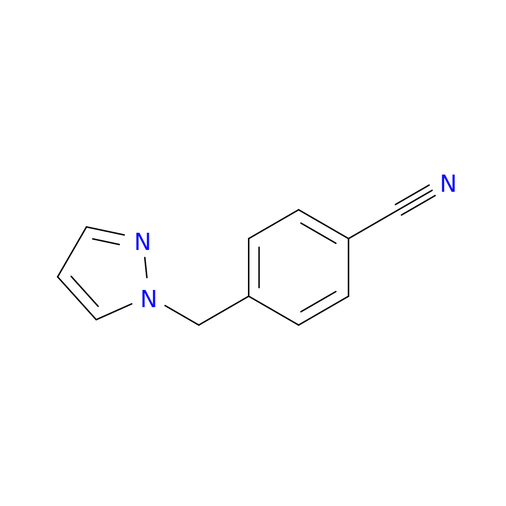 4-((1H-Pyrazol-1-yl)methyl)benzonitrile