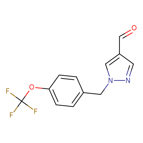 1-([4-(Trifluoromethoxy)phenyl]methyl)-1h-pyrazole-4-carbaldehyde