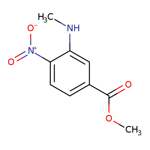 Benzoic acid, 3-(methylamino)-4-nitro-, methyl ester