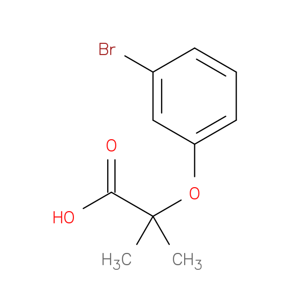 2-(3-bromophenoxy)-2-methylpropanoic acid