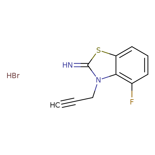 4-fluoro-3-(prop-2-yn-1-yl)benzo[d]thiazol-2(3H)-imine hydrobromide