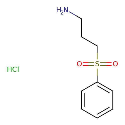 3-Benzenesulfonylpropylamine, HCl