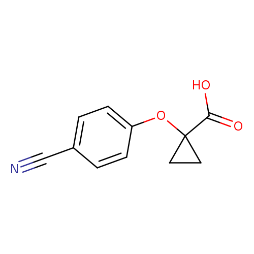 1-(4-cyanophenoxy)cyclopropane-1-carboxylic acid