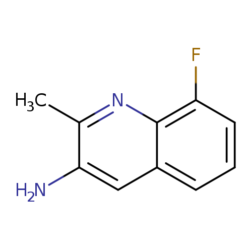 3-Quinolinamine, 8-fluoro-2-methyl-