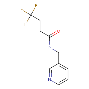 4,4,4-trifluoro-N-[(pyridin-3-yl)methyl]butanamide
