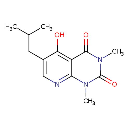 5-hydroxy-6-isobutyl-1,3-dimethylpyrido[2,3-d]pyrimidine-2,4(1H,3H)-dione
