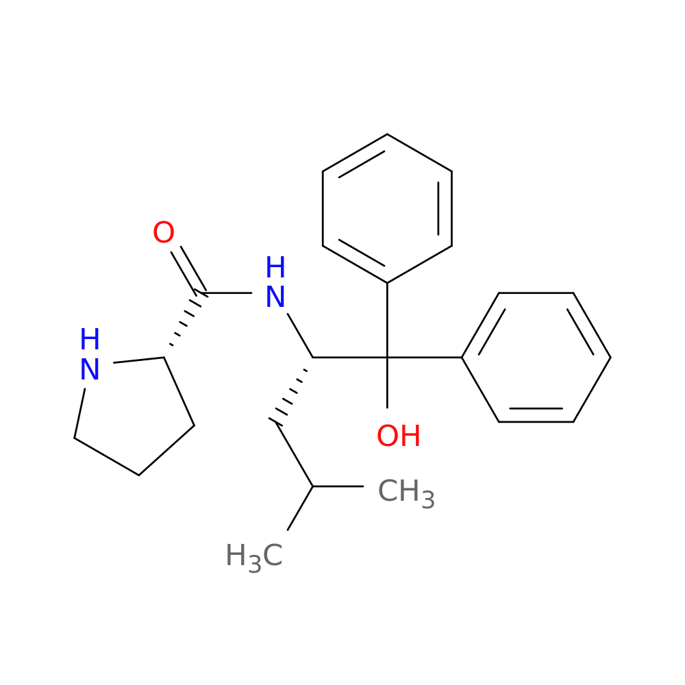 (2S)-N-[(1S)-1-(Hydroxydiphenylmethyl)-3-methylbutyl]-2-pyrrolidinecarboxamide