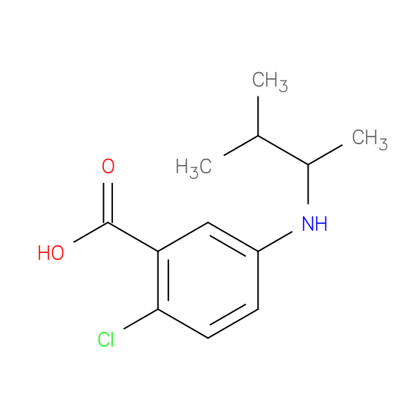 2-chloro-5-[(3-methylbutan-2-yl)amino]benzoic acid