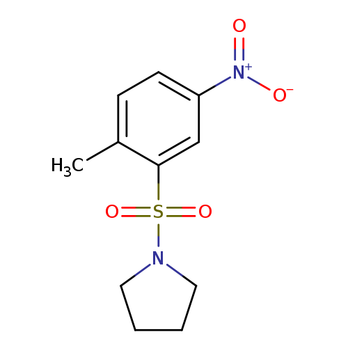 1-[(2-Methyl-5-nitrobenzene)sulfonyl]pyrrolidine