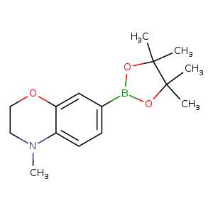 2H-​1,​4-​Benzoxazine, 3,​4-​dihydro-​4-​methyl-​7-​(4,​4,​5,​5-​tetramethyl-​1,​3,​2-​dioxaborolan-​2-​yl)​-