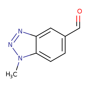 1-methyl-1H-1,2,3-benzotriazole-5-carbaldehyde