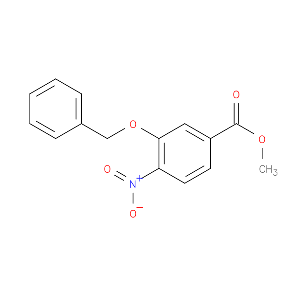 Benzoic acid, 4-nitro-3-(phenylmethoxy)-, methyl ester