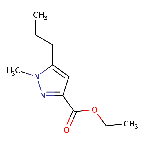 1H-Pyrazole-3-carboxylic acid, 1-methyl-5-propyl-, ethyl ester