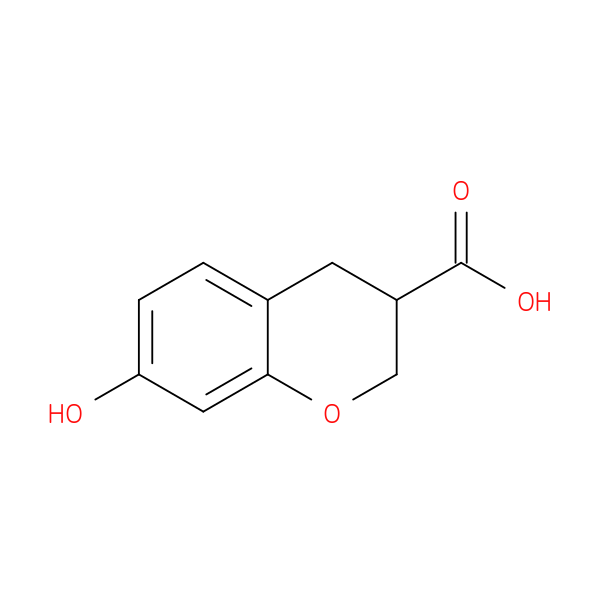 7-hydroxy-3,4-dihydro-2H-1-benzopyran-3-carboxylic acid
