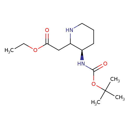 Ethyl (r)-(3-n-boc-amino-piperidin-2-yl)-acetate