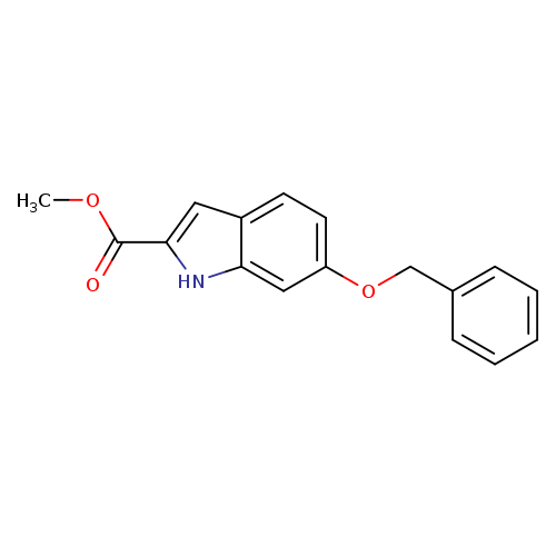 METHYL 6-BENZYLOXYINDOLE-2-CARBOXYLATE