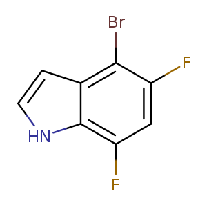 1H-Indole, 4-bromo-5,7-difluoro-