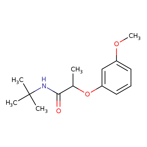 N-(tert-butyl)-2-(3-methoxyphenoxy)propanamide