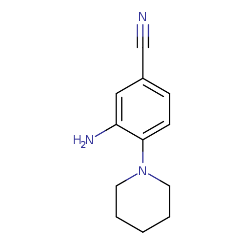 3-Amino-4-piperidin-1-yl-benzonitrile