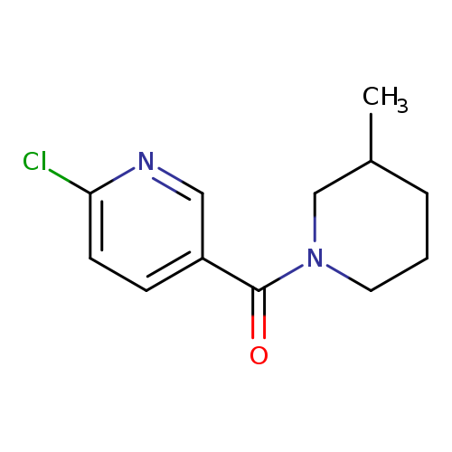 2-chloro-5-(3-methylpiperidine-1-carbonyl)pyridine