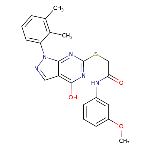 2-{[1-(2,3-dimethylphenyl)-4-hydroxy-1H-pyrazolo[3,4-d]pyrimidin-6-yl]sulfanyl}-N-(3-methoxyphenyl)acetamide