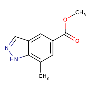 1H-Indazole-5-carboxylic acid, 7-methyl-, methyl ester