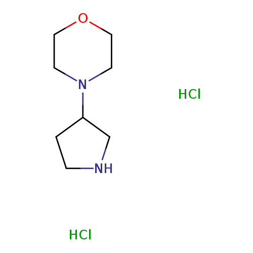 Morpholine, 4-(3-pyrrolidinyl)-, hydrochloride (1