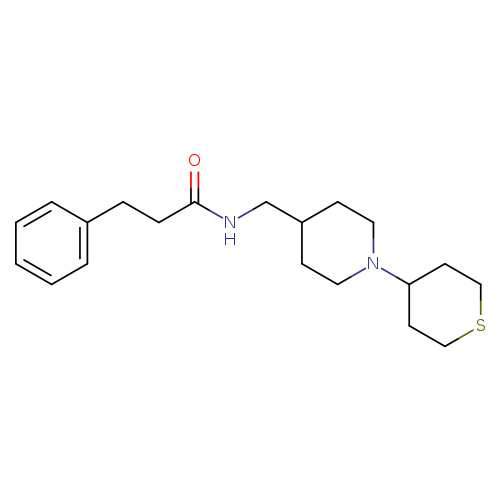 3-phenyl-N-{[1-(thian-4-yl)piperidin-4-yl]methyl}propanamide