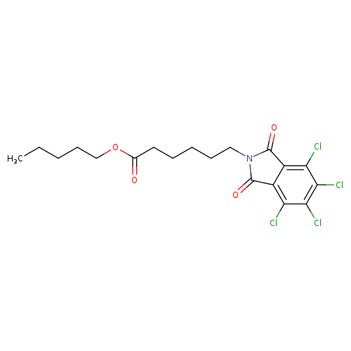 pentyl 6-(4,5,6,7-tetrachloro-1,3-dioxo-1,3-dihydro-2H-isoindol-2-yl)hexanoate