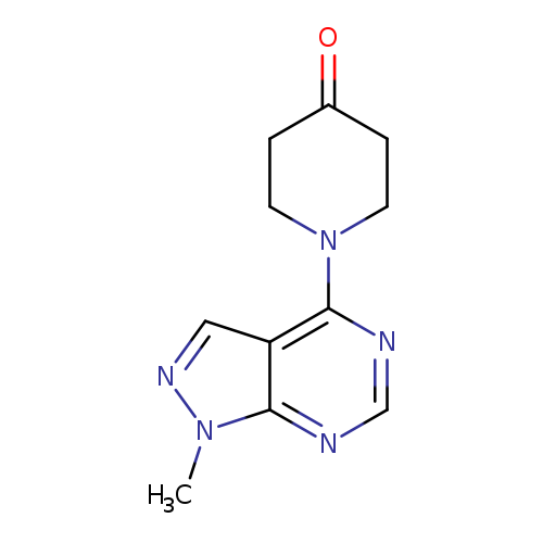 1-{1-methyl-1H-pyrazolo[3,4-d]pyrimidin-4-yl}piperidin-4-one