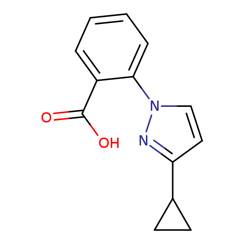 2-(3-cyclopropyl-1H-pyrazol-1-yl)benzoic acid