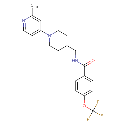 N-{[1-(2-methylpyridin-4-yl)piperidin-4-yl]methyl}-4-(trifluoromethoxy)benzamide