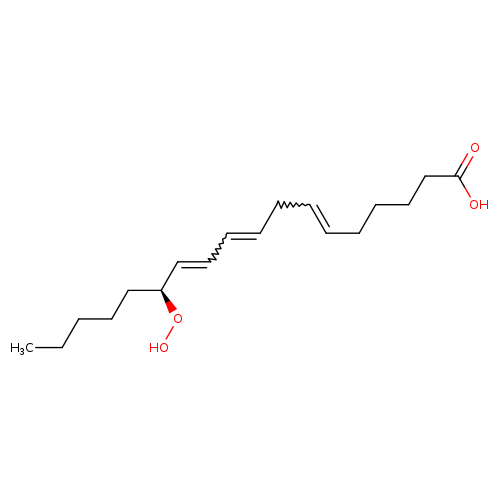 6,9,11-Octadecatrienoicacid, 13-hydroperoxy-, (6Z,9Z,11E,13S)-