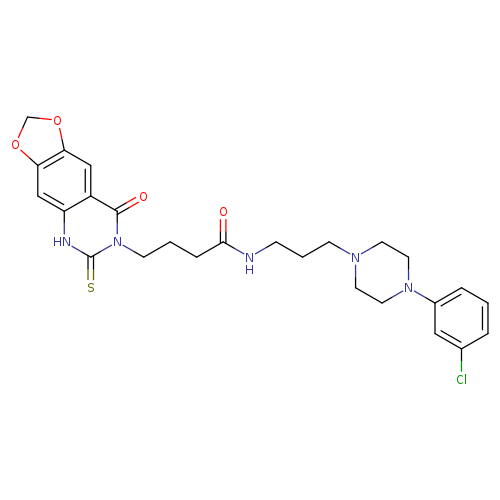 N-{3-[4-(3-chlorophenyl)piperazin-1-yl]propyl}-4-{8-oxo-6-sulfanylidene-2H,5H,6H,7H,8H-[1,3]dioxolo[4,5-g]quinazolin-7-yl}butanamide