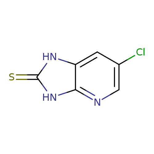 2H-Imidazo[4,5-b]pyridine-2-thione, 6-chloro-1,3-dihydro-