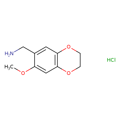 (7-Methoxy-2,3-dihydrobenzo[b][1,4]dioxin-6-yl)methanamine hydrochloride