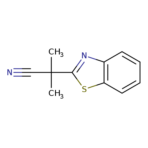2-(1,3-benzothiazol-2-yl)-2-methylpropanenitrile