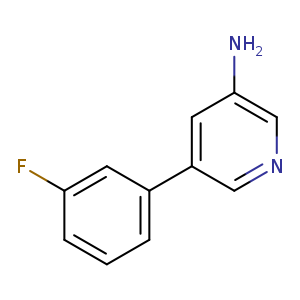 3-Pyridinamine, 5-(3-fluorophenyl)-