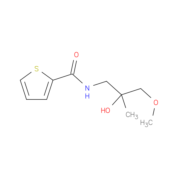 N-(2-hydroxy-3-methoxy-2-methylpropyl)thiophene-2-carboxamide