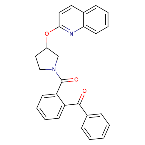 2-{[1-(2-benzoylbenzoyl)pyrrolidin-3-yl]oxy}quinoline