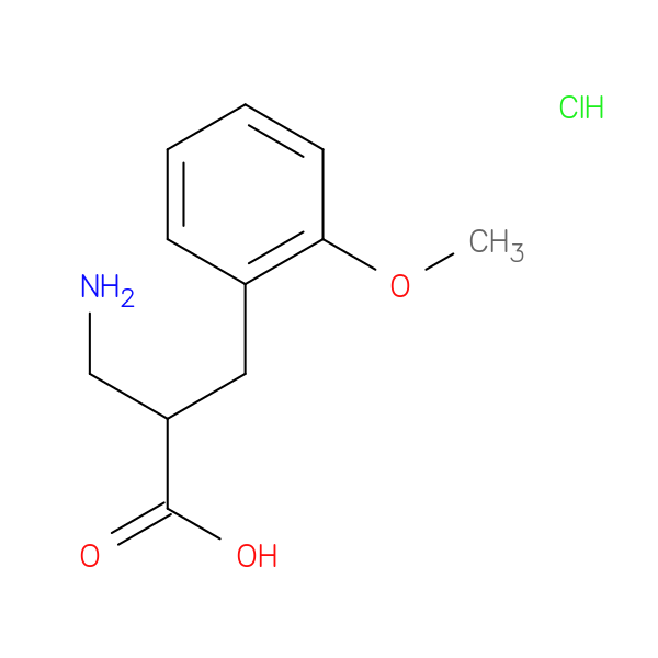 3-amino-2-[(2-methoxyphenyl)methyl]propanoic acid hydrochloride