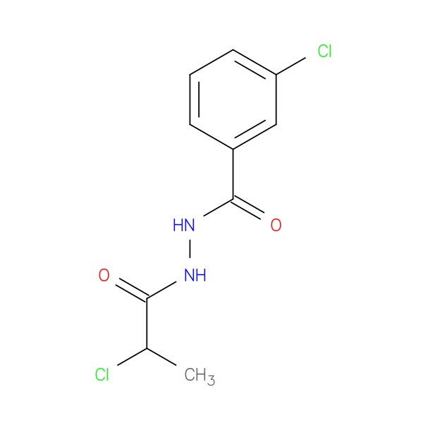 3-chloro-N'-(2-chloropropanoyl)benzohydrazide