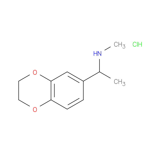 1-(2,3-Dihydrobenzo[b][1,4]dioxin-6-yl)-N-methylethanamine hydrochloride