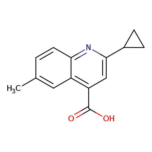 2-Cyclopropyl-6-methylquinoline-4-carboxylic acid