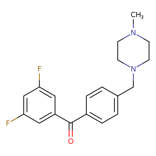 3,5-DIFLUORO-4'-(4-METHYLPIPERAZINOMETHYL) BENZOPHENONE