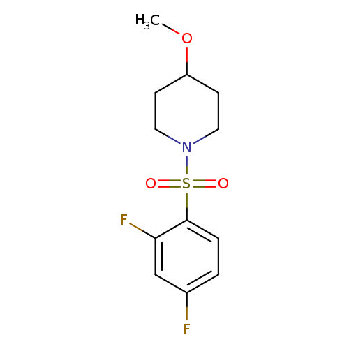 1-(2,4-difluorobenzenesulfonyl)-4-methoxypiperidine