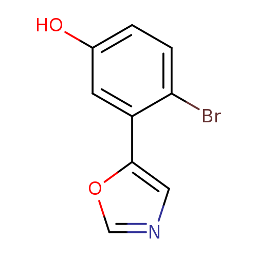 4-Bromo-3-(1,3-oxazol-5-yl)phenol