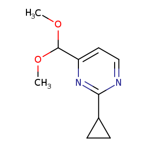2-Cyclopropyl-4-(dimethoxymethyl)pyrimidine