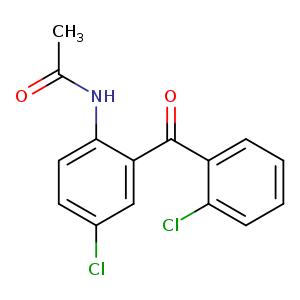 N-[4-chloro-2-(2-chlorobenzoyl)phenyl]acetamide